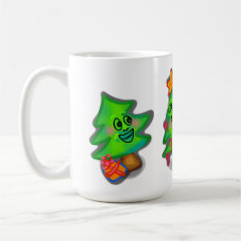 Frohe Weihnachtsbaumen-Tasse Kaffeetasse