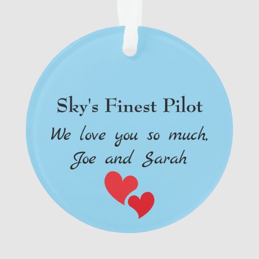 Frohe Weihnachtsbaumflugzeuge, Coole Luftfahrt Ornament (Rückseite)