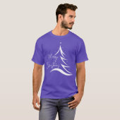 Frohe Weihnachtsbaumfreunde T-Shirt (Vorne ganz)