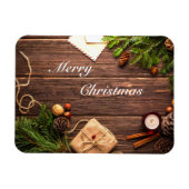 Frohe Weihnachtsbaumgestaltung Magnet (Horizontal)