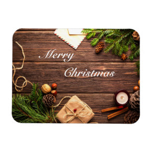 Frohe Weihnachtsbaumgestaltung Magnet