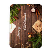 Frohe Weihnachtsbaumgestaltung Magnet (Vertikal)