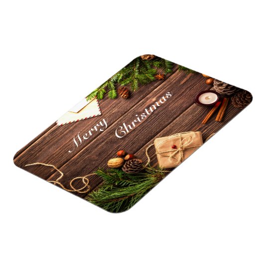 Frohe Weihnachtsbaumgestaltung Magnet (Linke Seite)