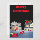 Frohe Weihnachtsbaumkarte Einladung (Rückseite)