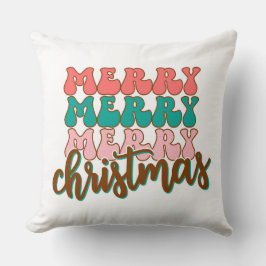 Frohe Weihnachtsbaumkissen Kissen