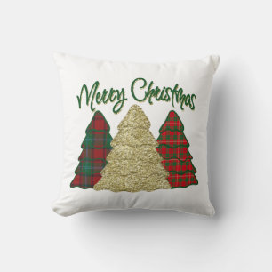 Frohe Weihnachtsbaumkissen Kissen
