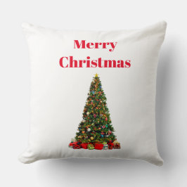 Frohe Weihnachtsbaumkissen Kissen
