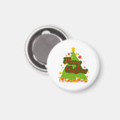 Frohe Weihnachtsbaummagnet Magnet (Vorderseite/Rückseite)