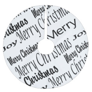 Frohe Weihnachtsbaumrock Polyester Weihnachtsbaumdecke