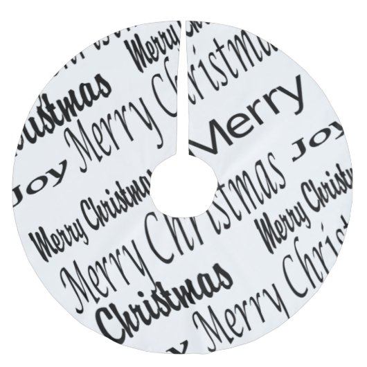 Frohe Weihnachtsbaumrock Polyester Weihnachtsbaumdecke (Vorderseite)