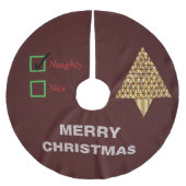 Frohe Weihnachtsbaumrock Polyester Weihnachtsbaumdecke (Vorderseite)