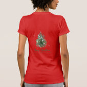 Frohe Weihnachtsbaum's und Star's T - Shirt (Rückseite)