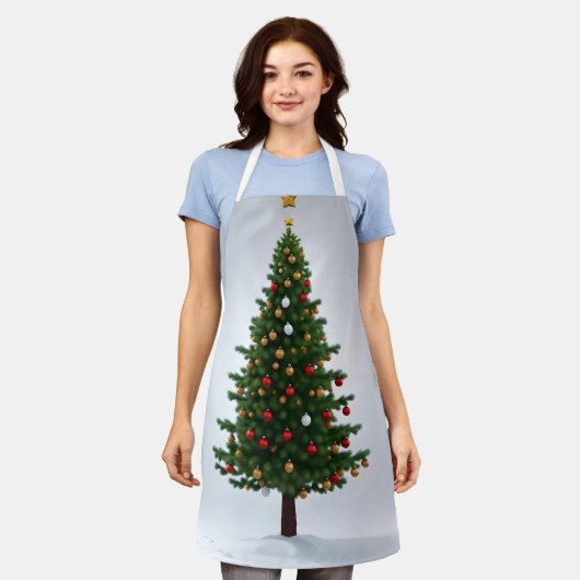 Frohe Weihnachtsbaumschuld Schürze (Getragen)