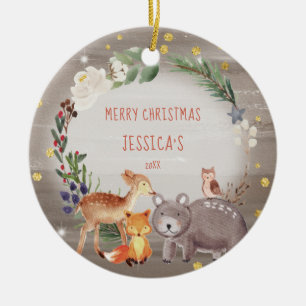 Frohe Weihnachtsbaumverzierung Keramik Ornament