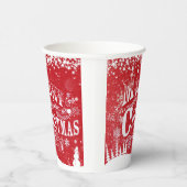Frohe Weihnachtsbecher Pappbecher (Rechts)