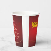 Frohe Weihnachtsbecher Pappbecher (Rechts)