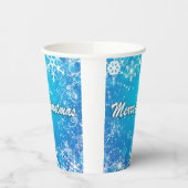 Frohe Weihnachtsbecher Pappbecher (Links)