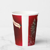 Frohe Weihnachtsbecher Pappbecher (Rechts)