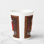Frohe Weihnachtsbecher Pappbecher (Links)