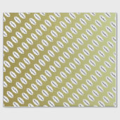 Frohe Weihnachtsbeige und weißer Glitzer Geschenkpapier (Flach)