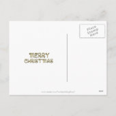 Frohe Weihnachtsbeleuchtung Kerzen Kerzenlicht Feiertagspostkarte (Rückseite)