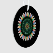Frohe Weihnachtsbeleuchtung Ornament (Vorderseite)