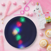 Frohe Weihnachtsbeleuchtung Pappteller (Party)