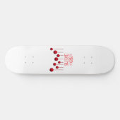 Frohe Weihnachtsbeleuchtung Skateboard (Horizontal)