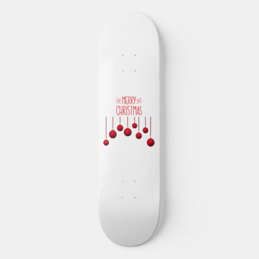 Frohe Weihnachtsbeleuchtung Skateboard (Vorderseite)
