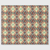 Frohe Weihnachtsbergen Vintag Mistletoe Geschenkpapier (Flach)