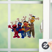 Frohe Weihnachtsbilder Fensteraufkleber (Zuhause)