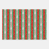 Frohe Weihnachtsblätter Wrapping Paper Geschenkpapier Set (Vorderseite 3)