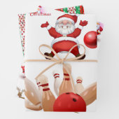 Frohe Weihnachtsblätter Wrapping Paper Geschenkpapier Set (Beispiel)