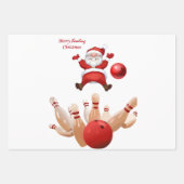 Frohe Weihnachtsblätter Wrapping Paper Geschenkpapier Set (Vorderseite)