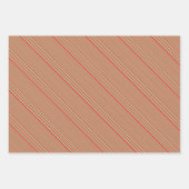 Frohe Weihnachtsblätter Wrapping Paper Geschenkpapier Set (Vorderseite 3)