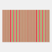 Frohe Weihnachtsblätter Wrapping Paper Geschenkpapier Set (Vorderseite)