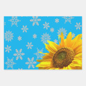 Frohe Weihnachtsblätter Wrapping Paper Geschenkpapier Set (Vorderseite 3)