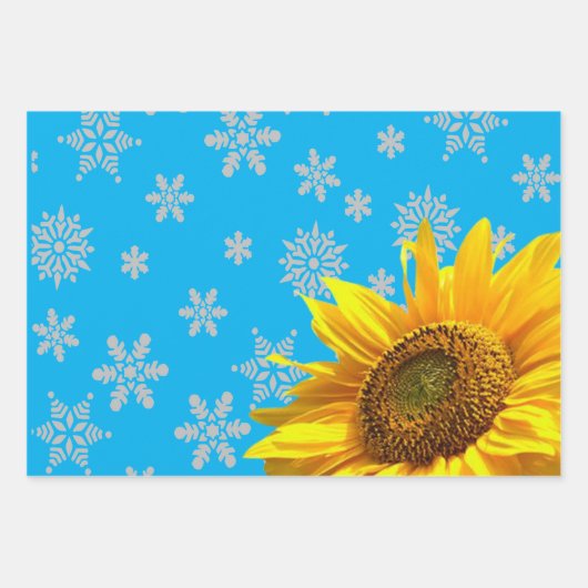 Frohe Weihnachtsblätter Wrapping Paper Geschenkpapier Set (Vorderseite 3)