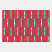 Frohe Weihnachtsblätter wrapping Paper Joy Geschenkpapier Set (Vorderseite 2)
