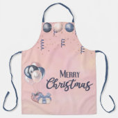 Frohe Weihnachtsbotschaften Baubles, Geschenke & B Schürze (Vorderseite)