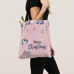 Frohe Weihnachtsbotschaften Baubles, Geschenke & B Tasche