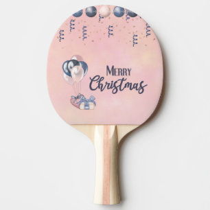 Frohe Weihnachtsbotschaften Baubles, Geschenke & B Tischtennis Schläger