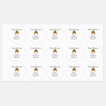 Frohe Weihnachtsbraun-Kekse fügen Namen mit Liebe