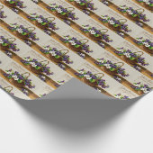 Frohe Weihnachtsbräune und Gay Geschenkpapier (Ecke)