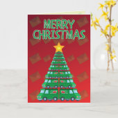 Frohe Weihnachtsbriefe/Post Carrier Karte (Gelbe Blume)