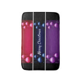 Frohe Weihnachtsbrille Badematte (Vorderseite Vertikal)