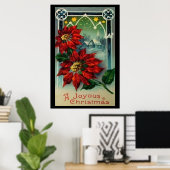 Frohe Weihnachtsbrille Poster (Heimbüro)