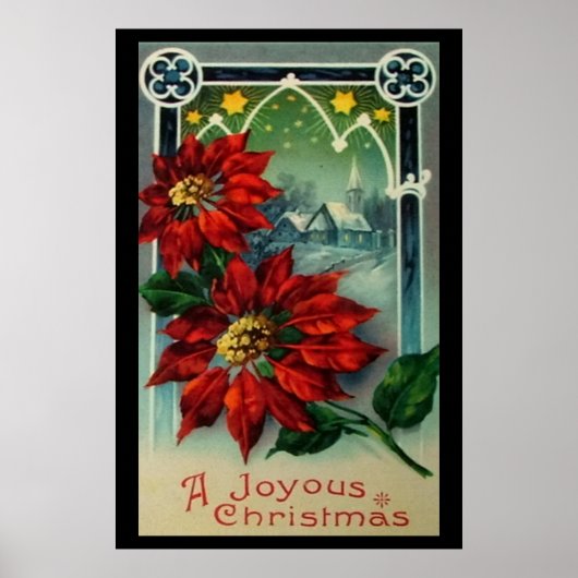 Frohe Weihnachtsbrille Poster (Vorne)