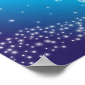 Frohe Weihnachtsbrille Poster (Ecke)