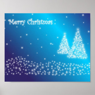 Frohe Weihnachtsbrille Poster